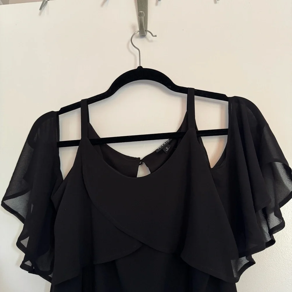 Torrid Black cold shoulder Dress size 2X - Picture 2 of 9